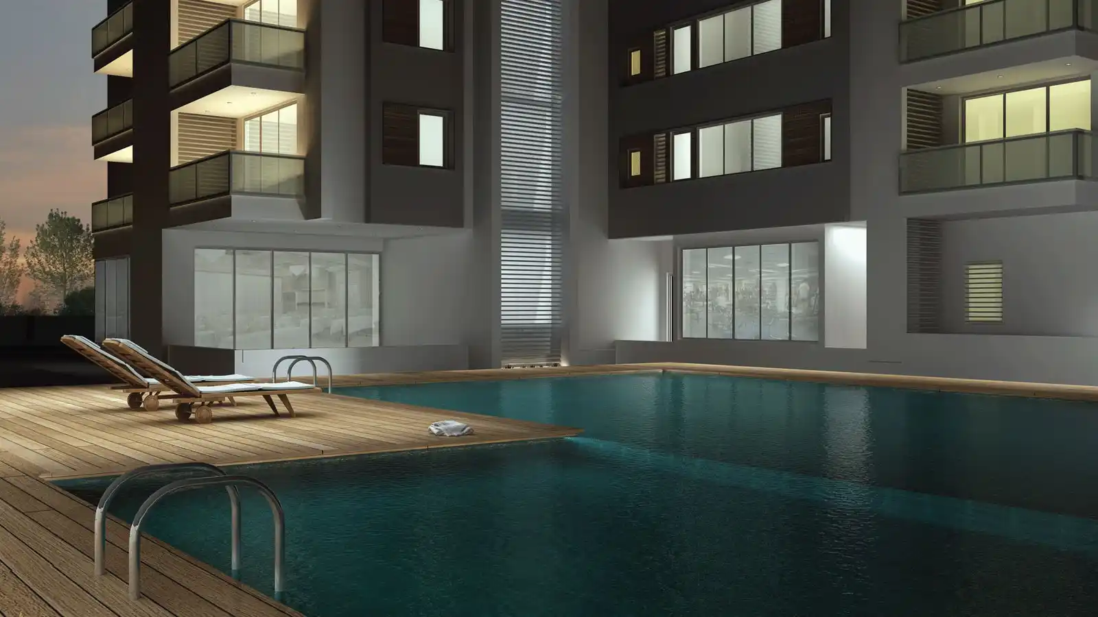 Prestige Deja Vu Apartments-In-Promenade Road-Bangalore-Swimming-Pool